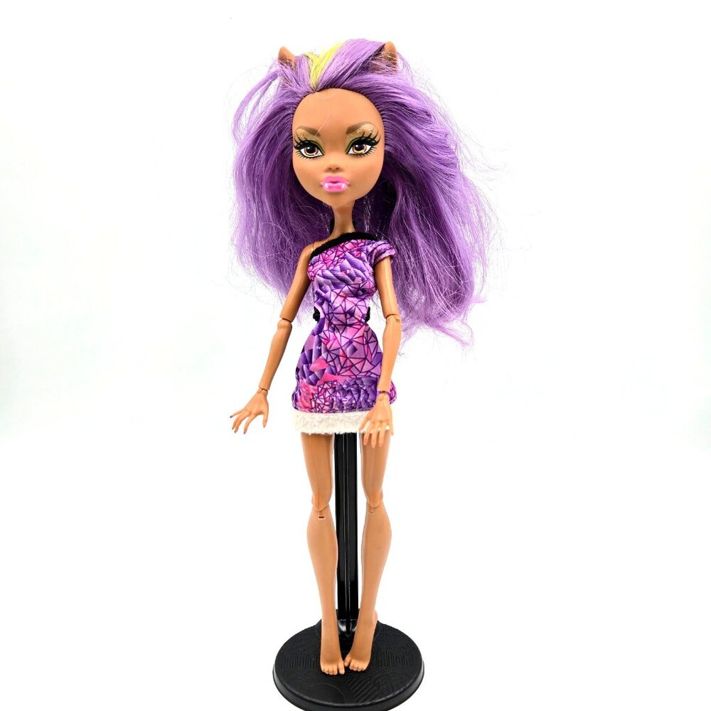 Monster High Doll Clawdeen Wolf Skultimate Roller Maze Redressed Mattel Read